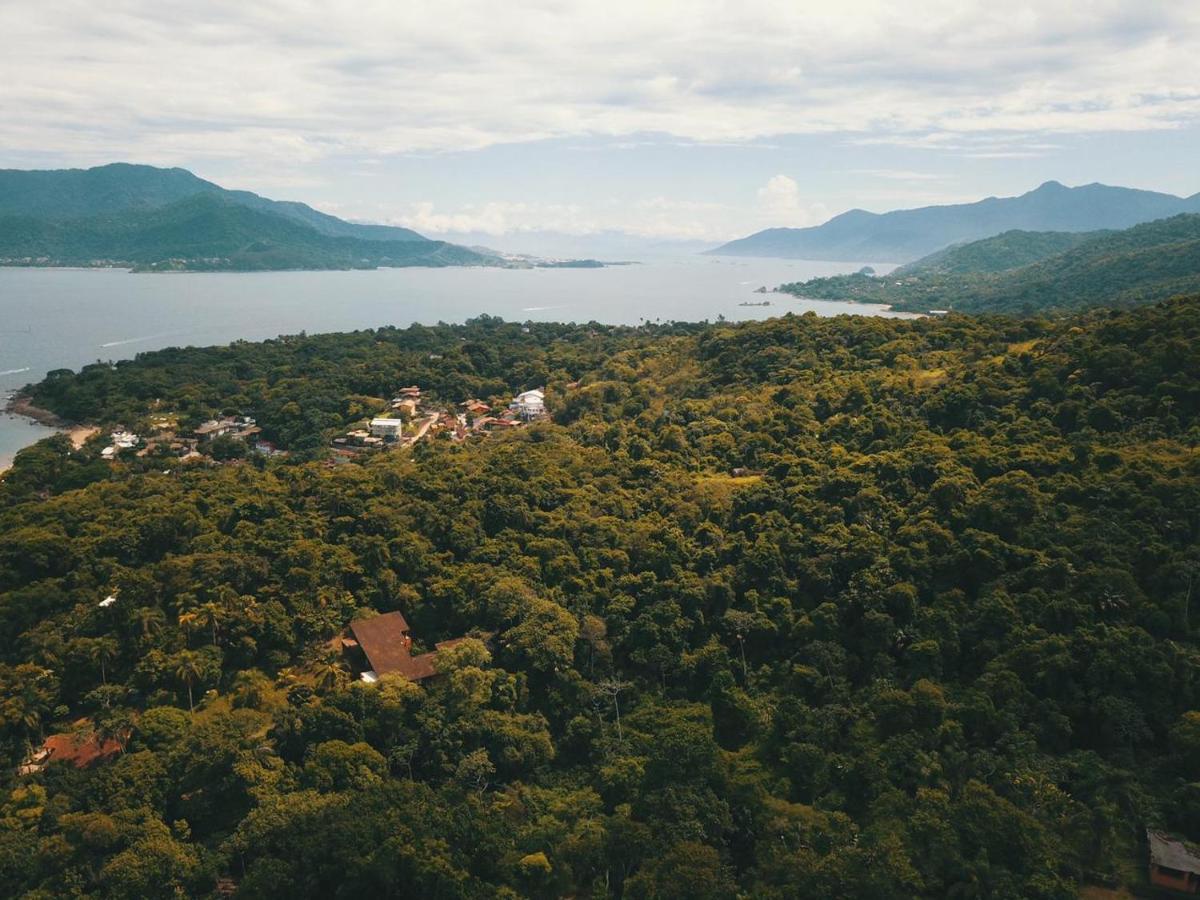 Bangalo Com Vista Para O Mar No Condominio Yacamim Ilhabela Praia Do Curral Eksteriør bilde