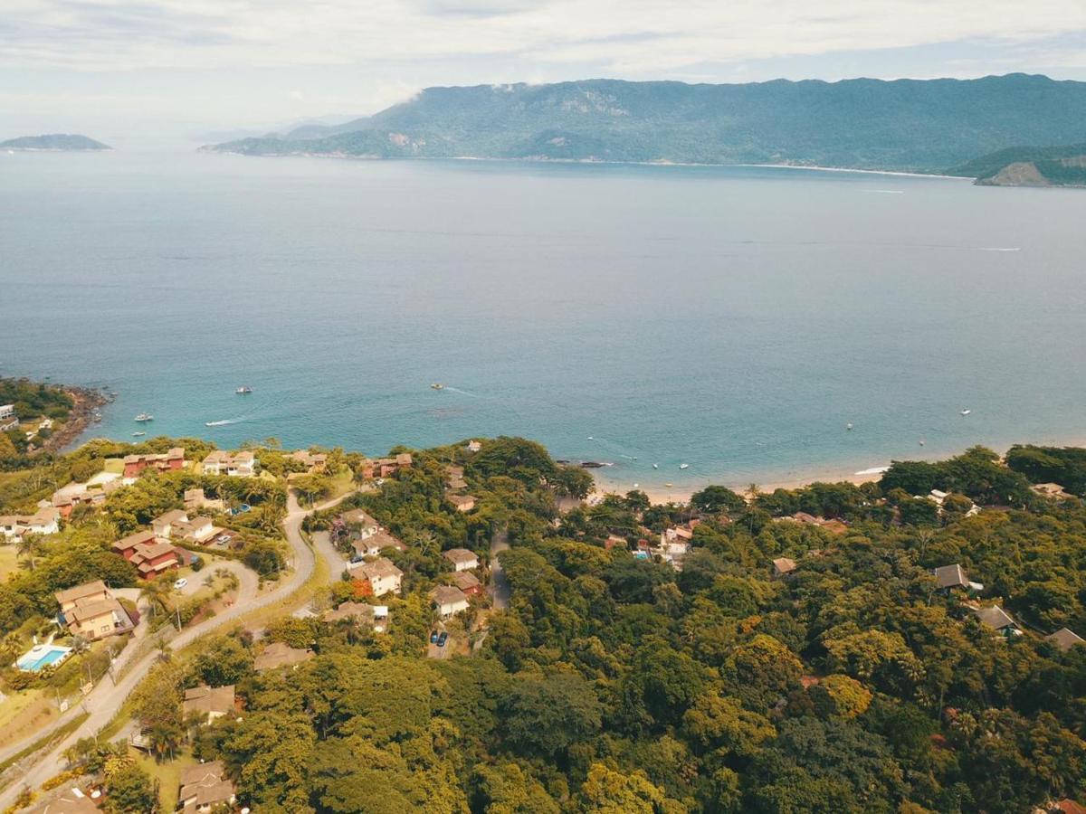 Bangalo Com Vista Para O Mar No Condominio Yacamim Ilhabela Praia Do Curral Eksteriør bilde