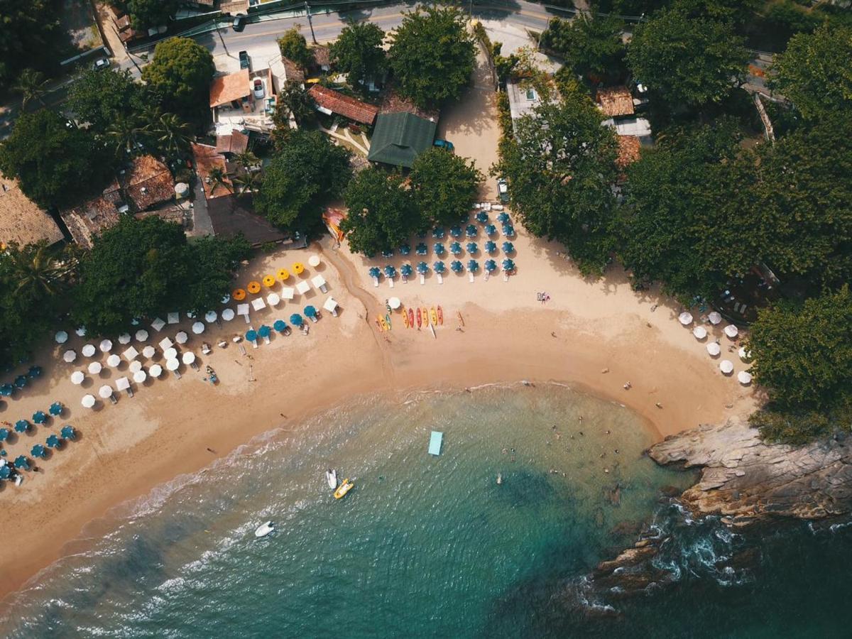 Bangalo Com Vista Para O Mar No Condominio Yacamim Ilhabela Praia Do Curral Eksteriør bilde