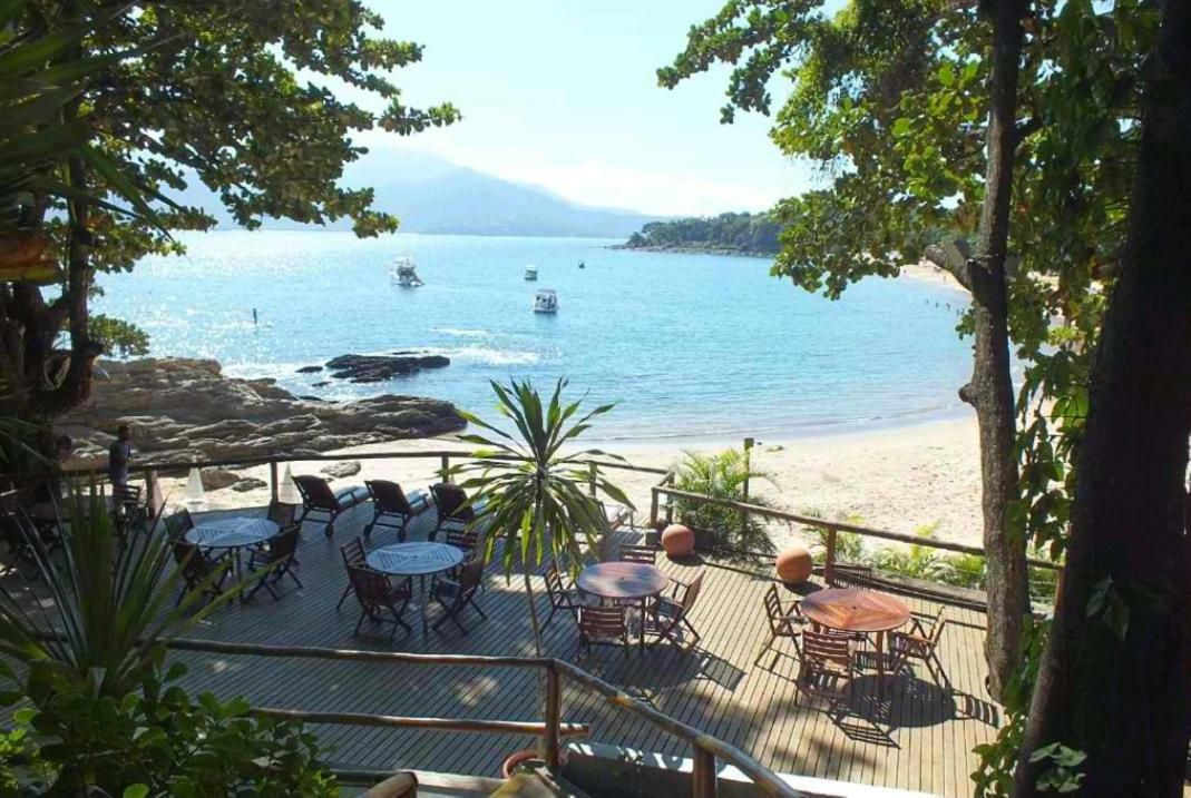 Bangalo Com Vista Para O Mar No Condominio Yacamim Ilhabela Praia Do Curral Eksteriør bilde